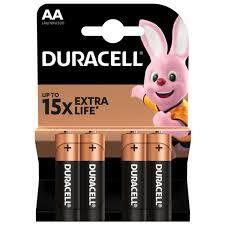 Батарейка DURACELL LR06 MN1500 1X4 шт купить в Киеве, Харькове, Одессе, Львове по низкой цене