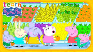 Watching cartoons: Peppa Pig  Fruit