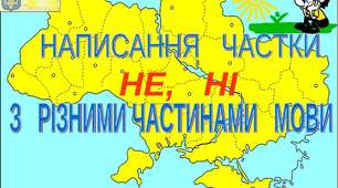 Написання НЕ/ НІ з різними частинами мови