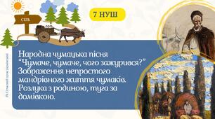 Народні соціально-побутові пісні. Чумацькі пісні. “Чумаче, чумаче, чого зажурився?” Презентація