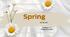 Розробка "Spring"для speaking clubs для учнів 16-17 років та дорослих