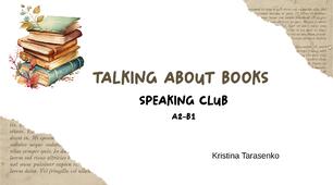 Talking about books