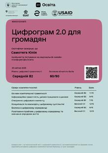  Рівень цифрової грамотності