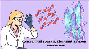 Кристалічні ґратки та хімічний зв'язок