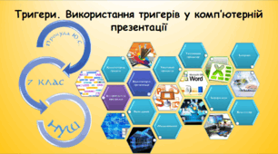 Тригери. Використання тригерів у комп’ютерній презентації (інформатика за підручником Ривкінд 7 клас)