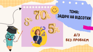 Задачі на відсотки. Знаходження відсотка числа