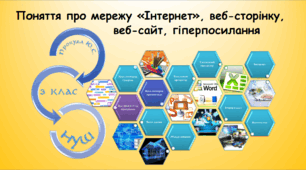 Поняття про мережу «Інтернет», веб-сторінку, веб-сайт, гіперпосилання  (інформатика за підручником Морзе 3 клас)