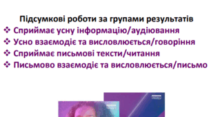 Підсумкові роботи за групами результатів  Prepare 6 клас 2 семестр