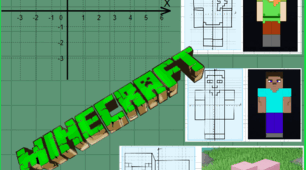 Координатна площина. Minecraft