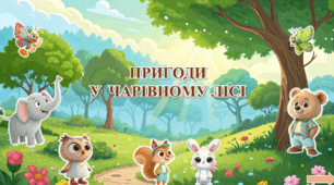Комплексне заняття (Читання + Математика) "Пригоди в чарівному лісі"