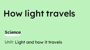 How light travels