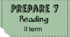 Prepare 7. Reading / II term