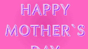 Напис-розтяжка "Happy Mother`s Day / З Днем матері" (укр. англ.)