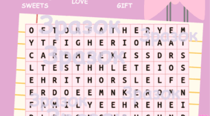 Тематичний матеріал "Wordsearch: Mother`s Day"