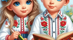 Плакат до свята Букварика