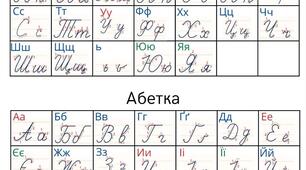 Роздатковий матеріал "Абетка"