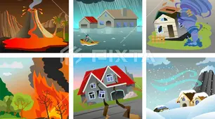 Reading comprehension, 7th form, "A Year of Disasters"