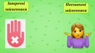 Правопис заперечних та неозначених займенників