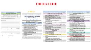 Свідоцтво досягнень 1-2 клас НУШ (2024-2025 навчальний рік) з можливістю редагування у форматі Word