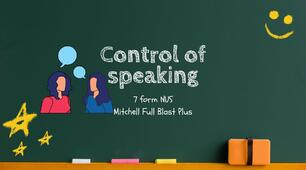 Control of SPEAKING 2 семестр 7 клас Мітчелл Full Blast