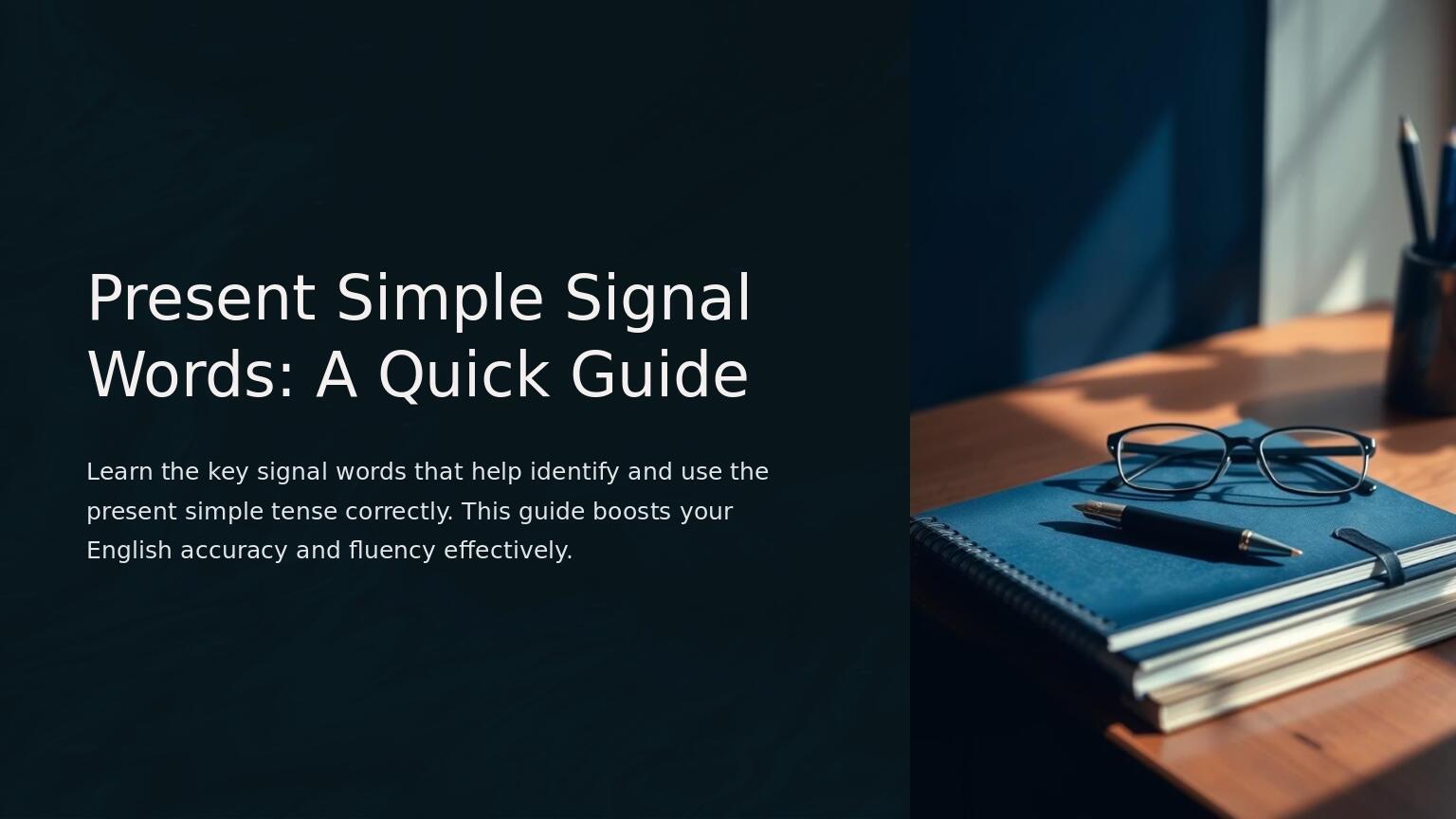 Simple Signal Present Simple. Signal words. | Презентація. Англійська мова