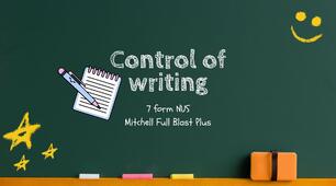 Control of WRITING 2 семестр 7 клас Мітчелл Full Blast