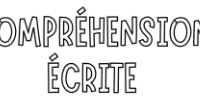  Compréhesion écrite
