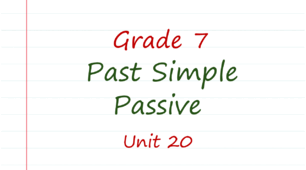 Prepare 7. Past Simple Passive
