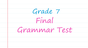 Prepare 7. Final Grammar Test