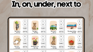 In, on, under, next to
