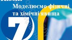 Контрольна робота "Моделюємо фізичні та хімічні явища" з хімії 7 кл. за групами результатів