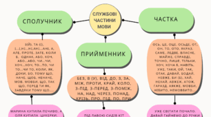 Службові  частини мови