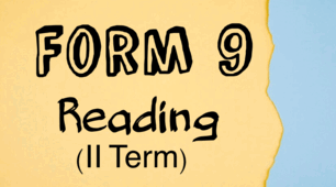 Form 9. Reading (II Term)