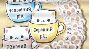 Рід прикметників. Гра на сортування слів за родами.