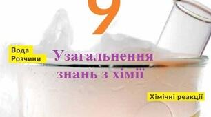 "Узагальнення знань з хімії" 9 клас 