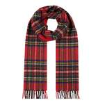 Heritage Tartan Check Cashmere Scarf with Tassels and Gift Box | Dents
