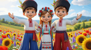 Музична розвага до Дня Конституції України  "Ми – маленькі українці!" (старший дошкільний вік)