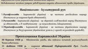 Інфографіка "Українські землі у складі Чехословаччини у міжвоєнний період"