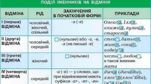 Морфологія – Іменник: відмінювання іменників