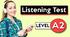 Cambridge A2 Key (KET) – Exam – Listening