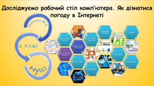 Досліджуємо робочий стіл комп’ютера. Як дізнатися погоду в Інтернеті (інформатика за підручником Воронцова 2 клас)