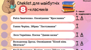 Інтерактивний список літератури для майбутніх 8-класників