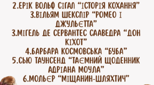 Список літератури для майбутнього 8 класу (НУШ)