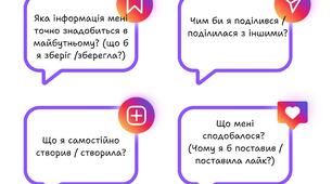 Рефлексія Instagram Вправа “Уподобайка – поділитися – поширити - зберегти”