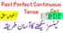 Past Perfect and Past Perfect Continuous