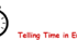 Контрольна робота з англійської мови .  Telling Time