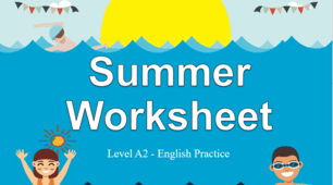 Робочий аркуш "Summer Worksheet. Level A2"