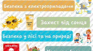 Пам'ятка "Правила поведінки під час літніх канікул"