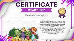 Certificate Сертифікат Start up 2