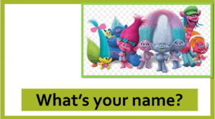 Заняття майбутніх першокласників " What's your name?"